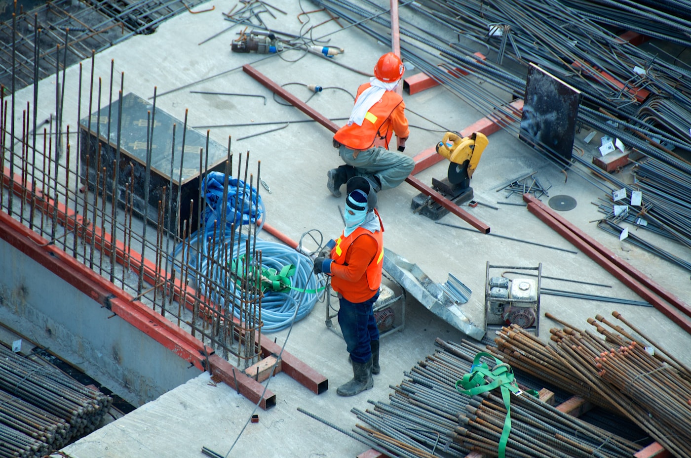Structural work in progress, Construction work in DHA Lahore