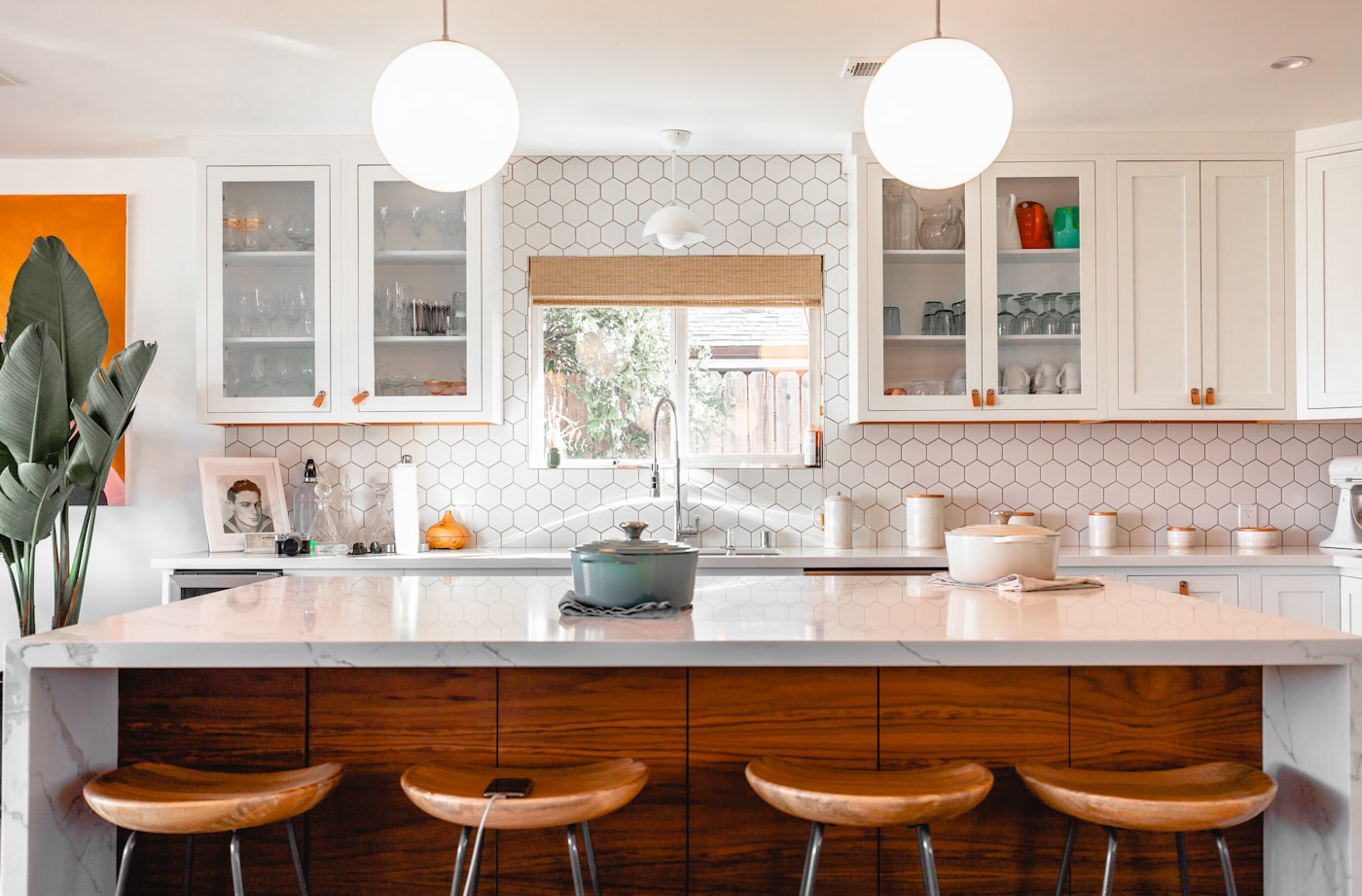 Warm contemporary kitchen, Kitchen work in Bahria Town